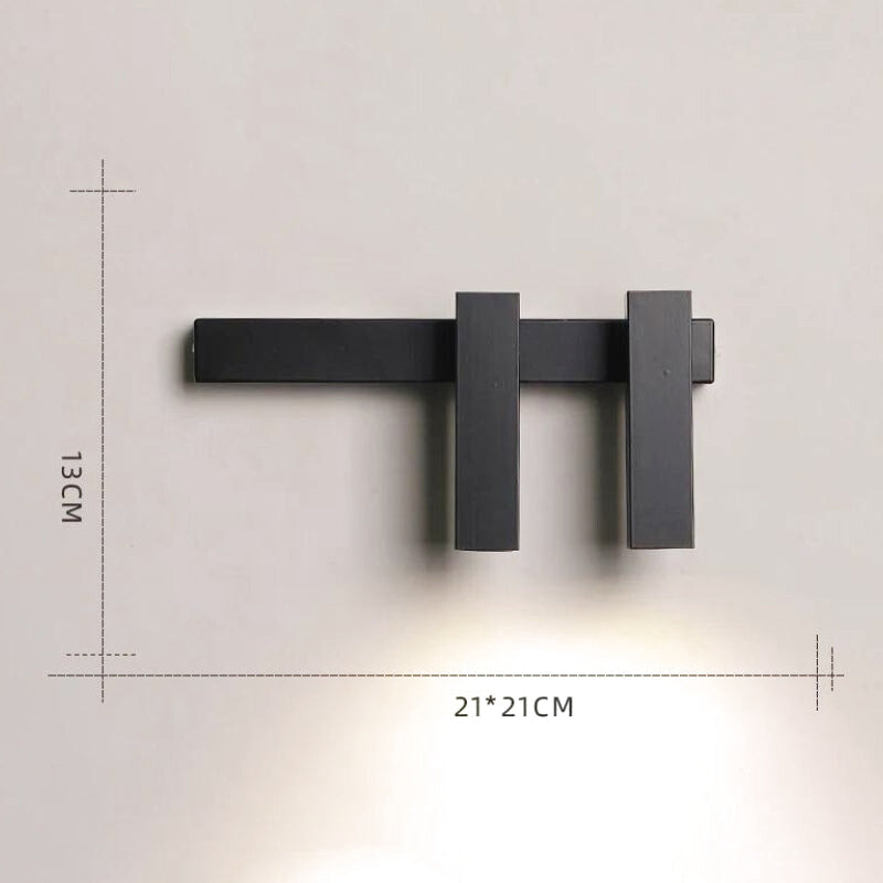 applique murale noire design 6