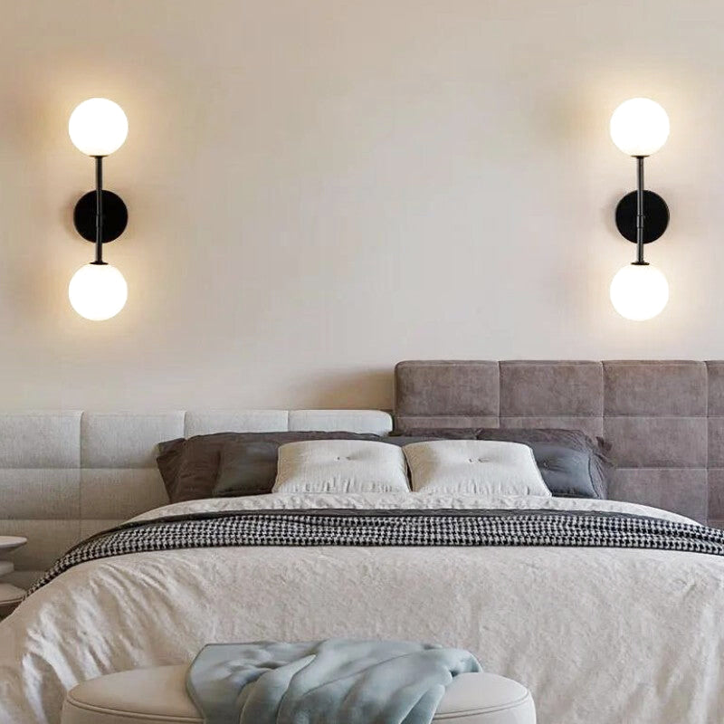 Applique Murale Noire Ronde 3