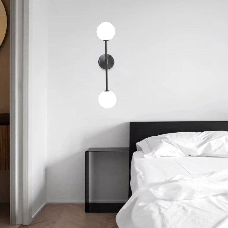 Applique Murale Noire Ronde