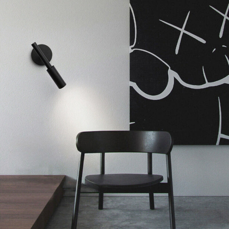 applique murale noire salle de bain