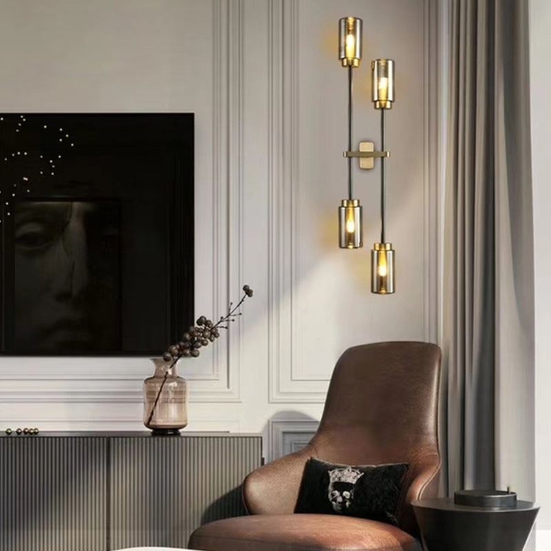 applique murale noire vintage 1