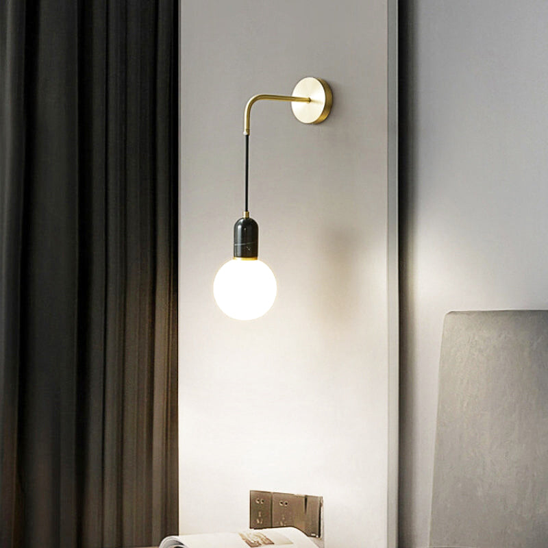 applique murale opaline vintage 1