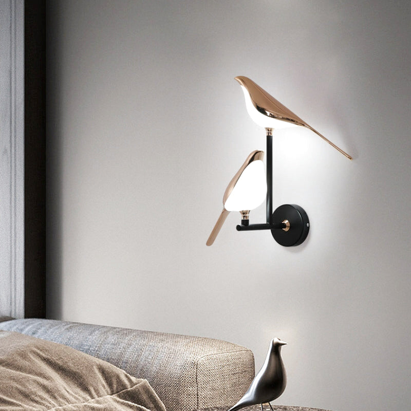 applique murale rose doré 1