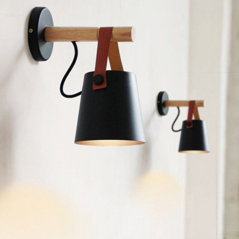 applique murale salon bois