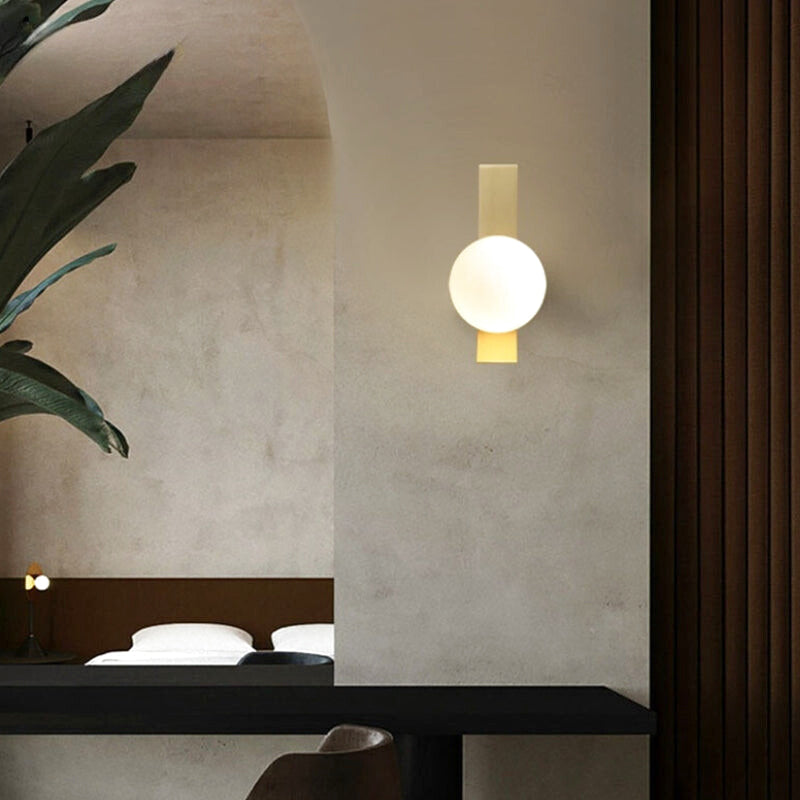 applique murale ronde salle de bain 1