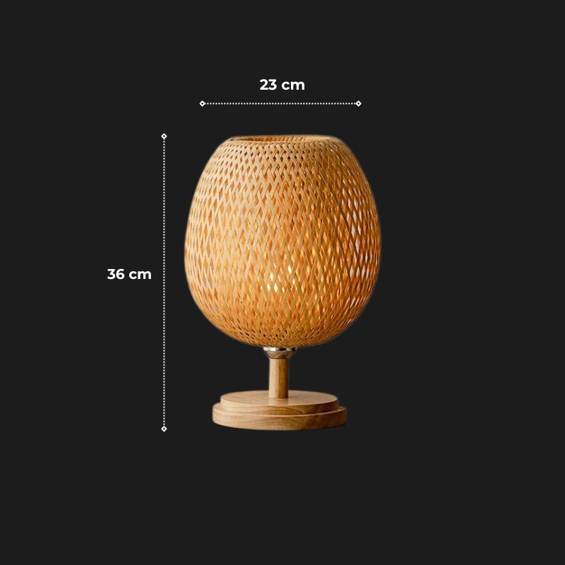 lampe a poser bambou 5