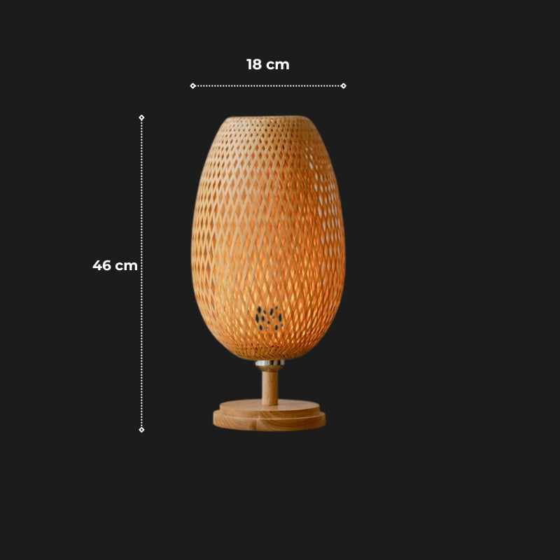 lampe a poser bambou 6