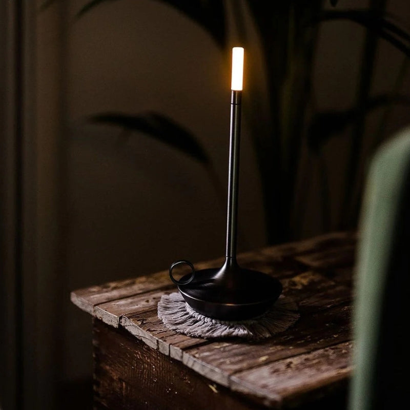 lampe a poser design noire 1