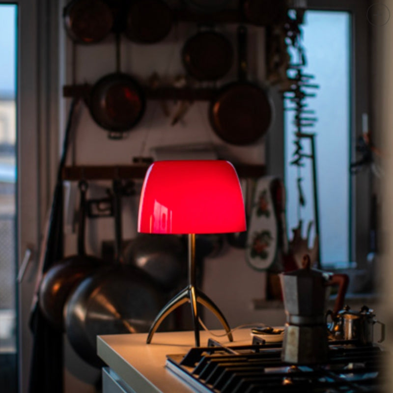 lampe a poser rouge 2