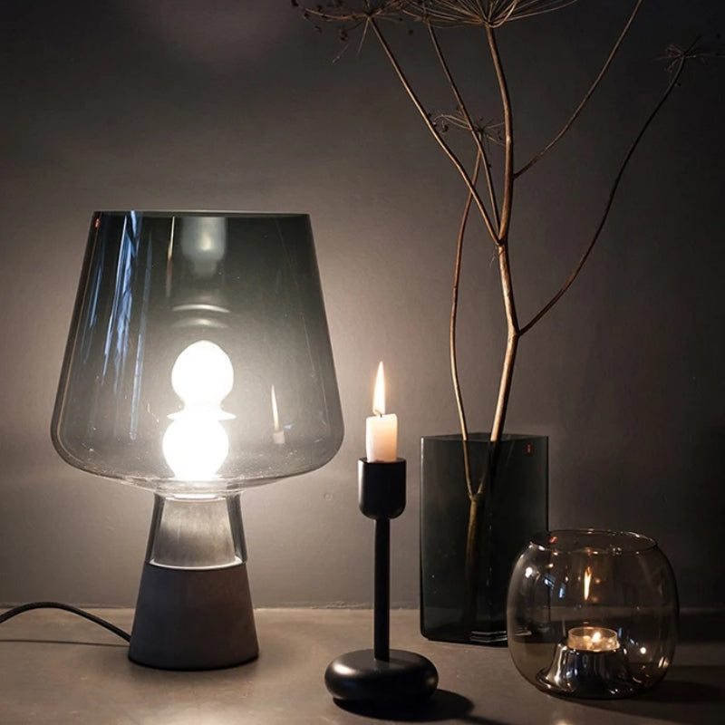 lampe a poser verre souffle 2