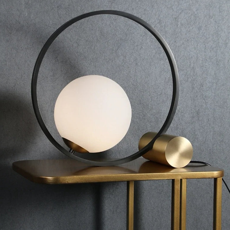lampe cercle led a poser 3