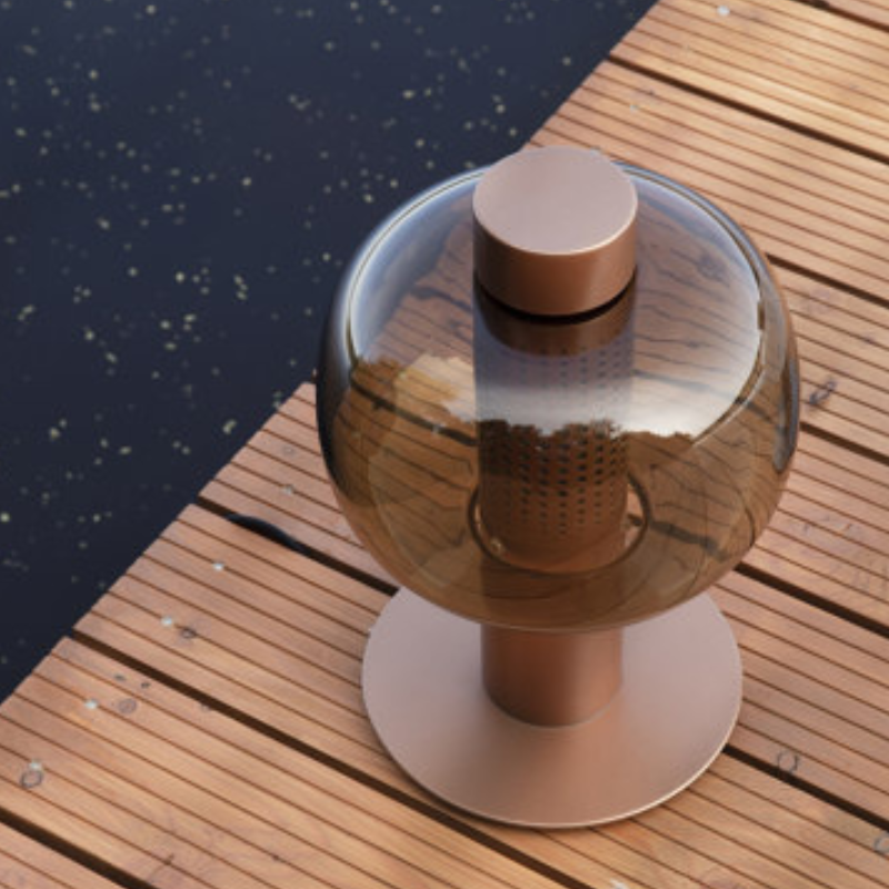 lampe metal noir a poser 6