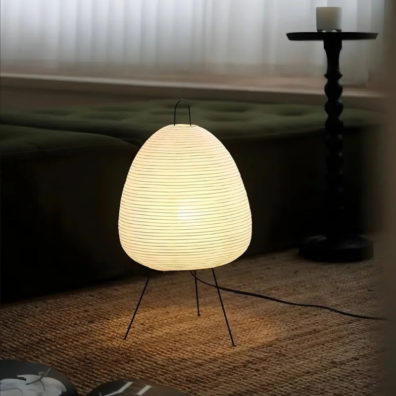 lampe papier a poser