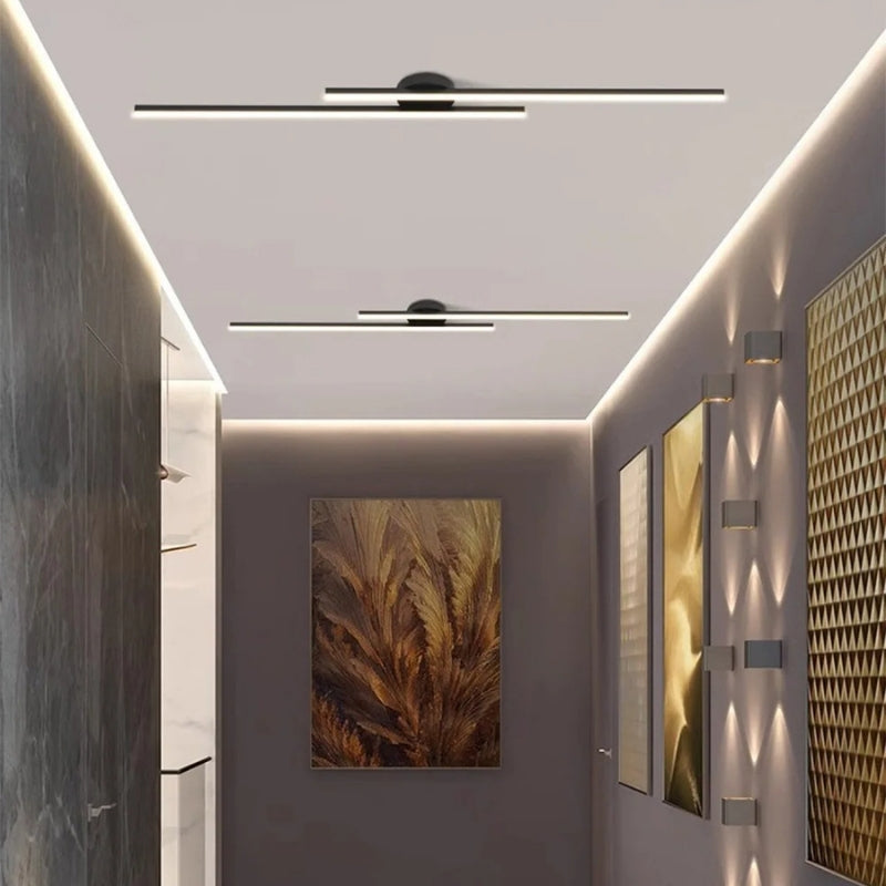 Plafonnier led noir 2