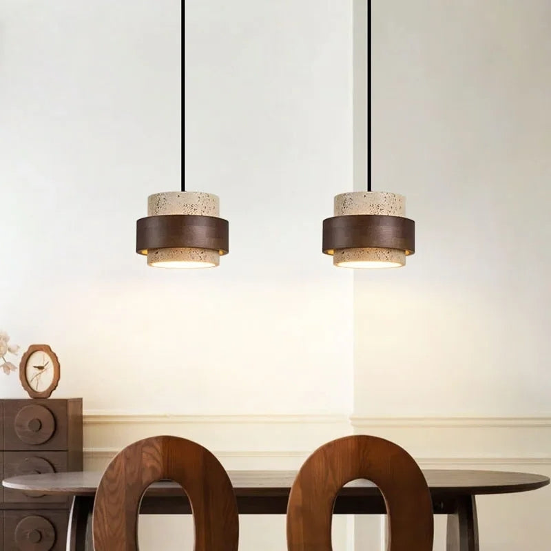 Plafonnier bois scandinave 1