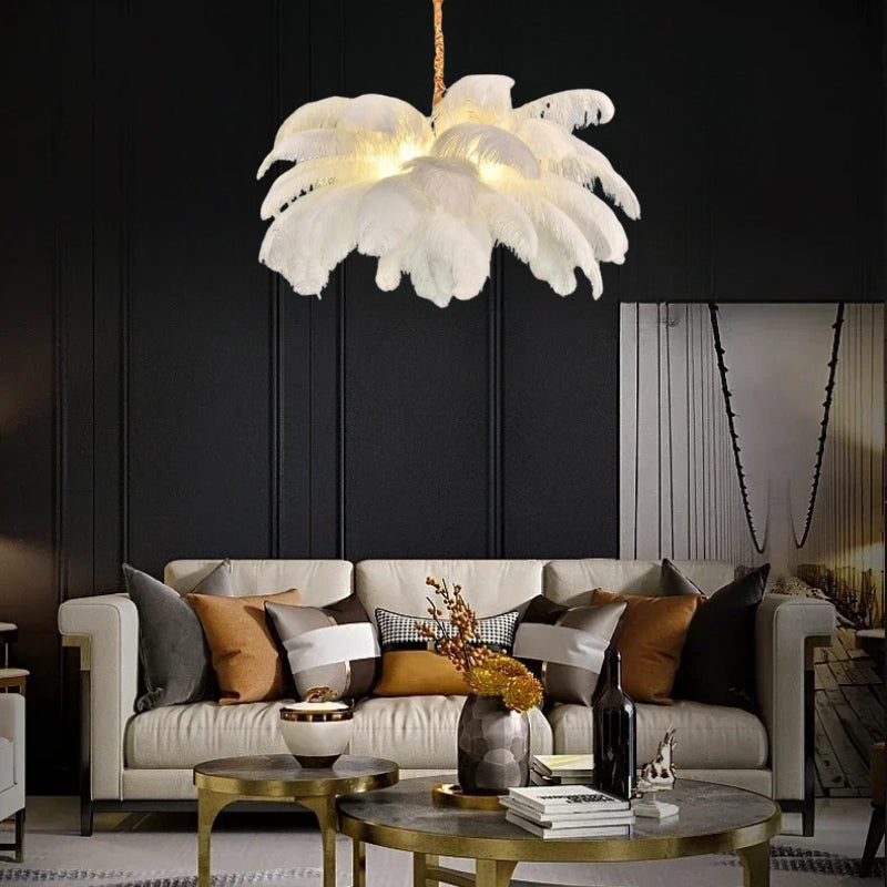 Plafonnier plume 4