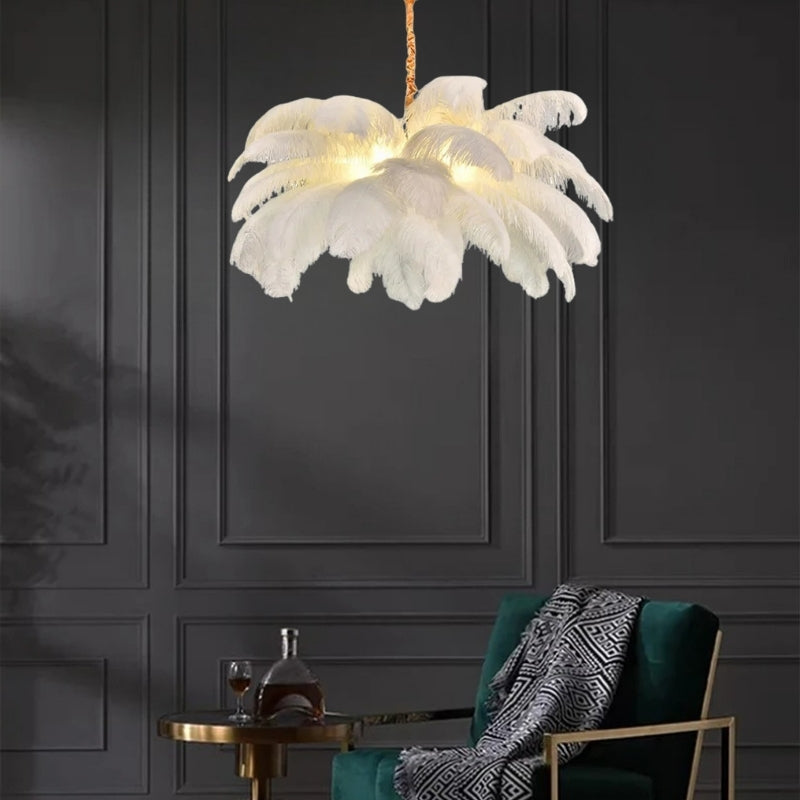Plafonnier plume