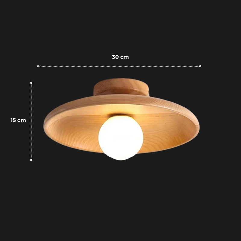 Plafonnier bois design 10