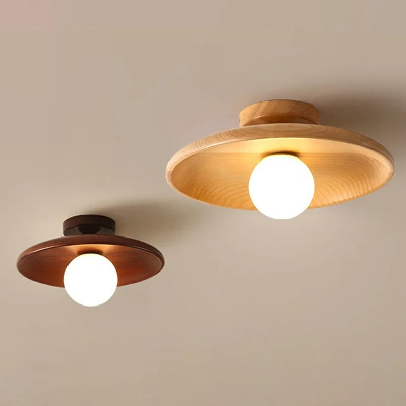 Plafonnier bois design 2