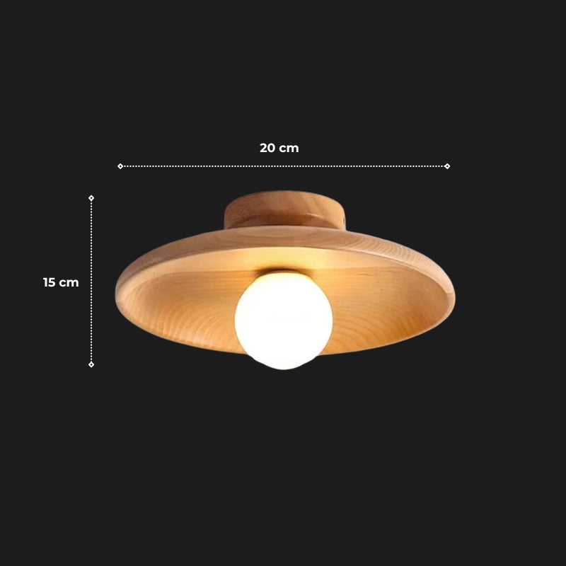 Plafonnier bois design 9