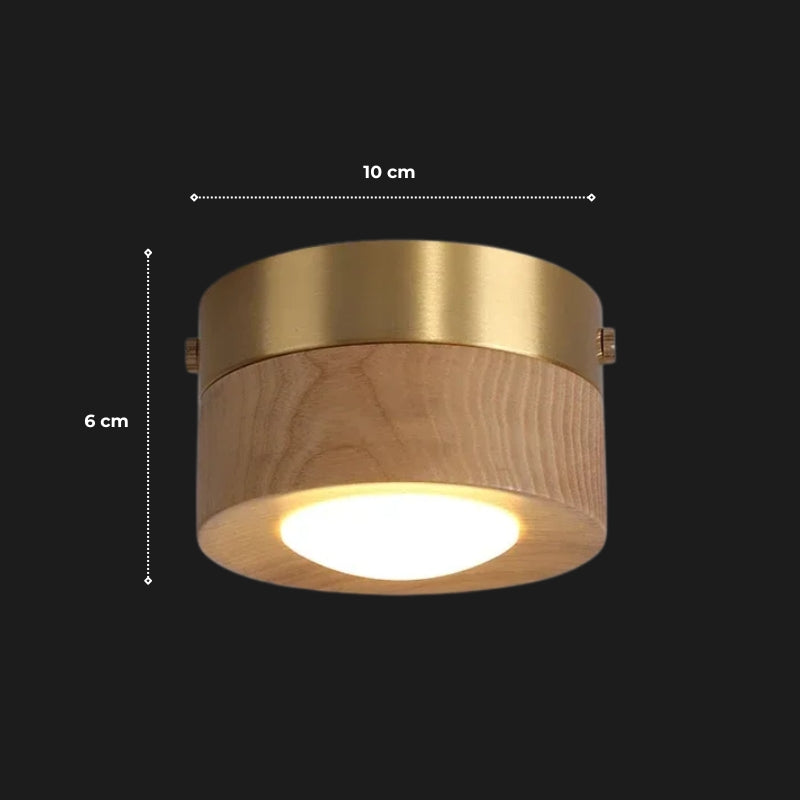 Plafonnier design bois 11