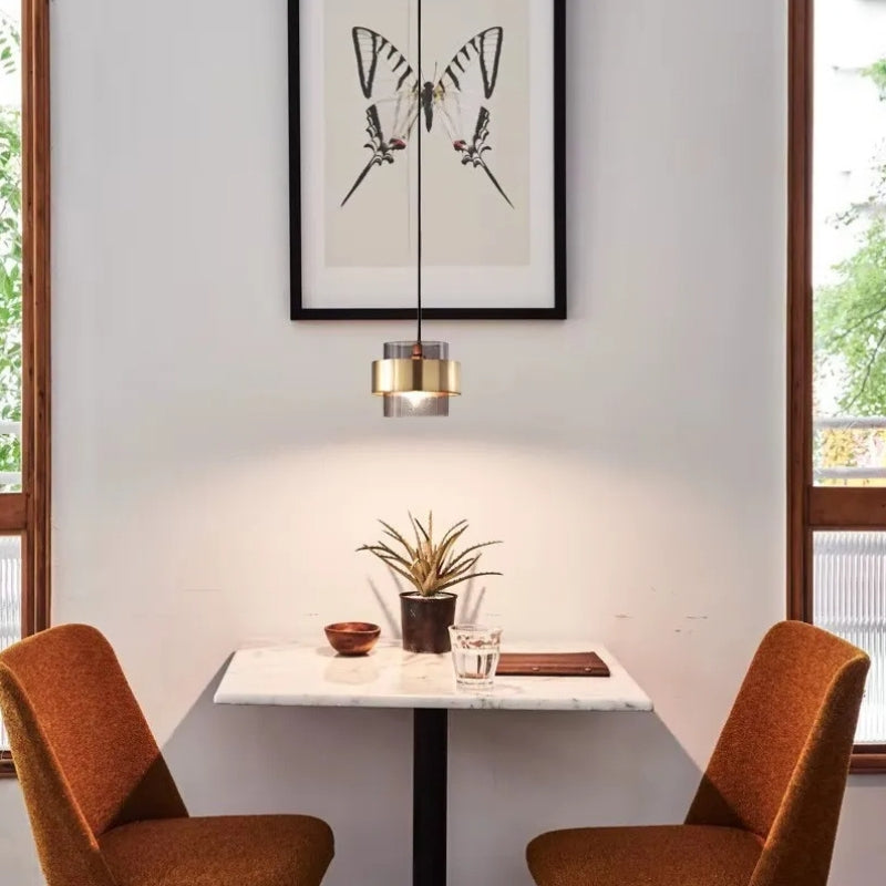 Plafonnier vintage verre 1