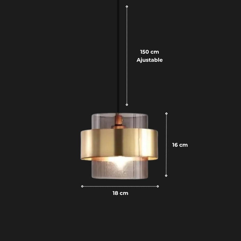 Plafonnier vintage verre 10