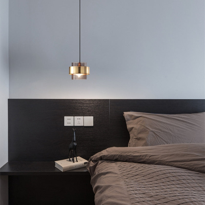 Plafonnier vintage verre 3