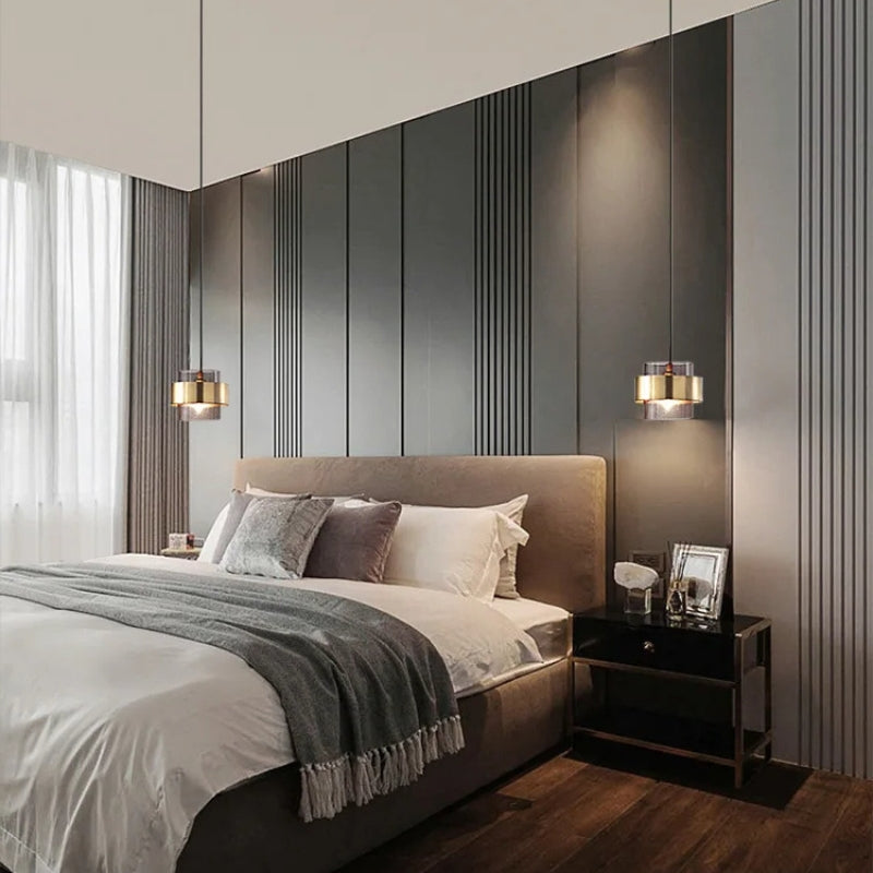 Plafonnier vintage verre 5