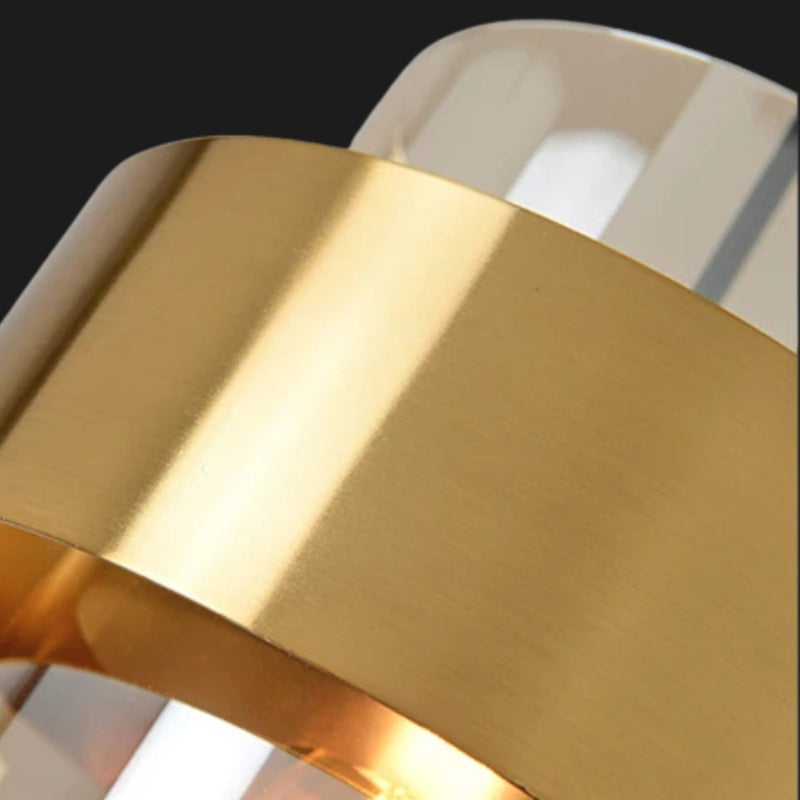 Plafonnier vintage verre 9