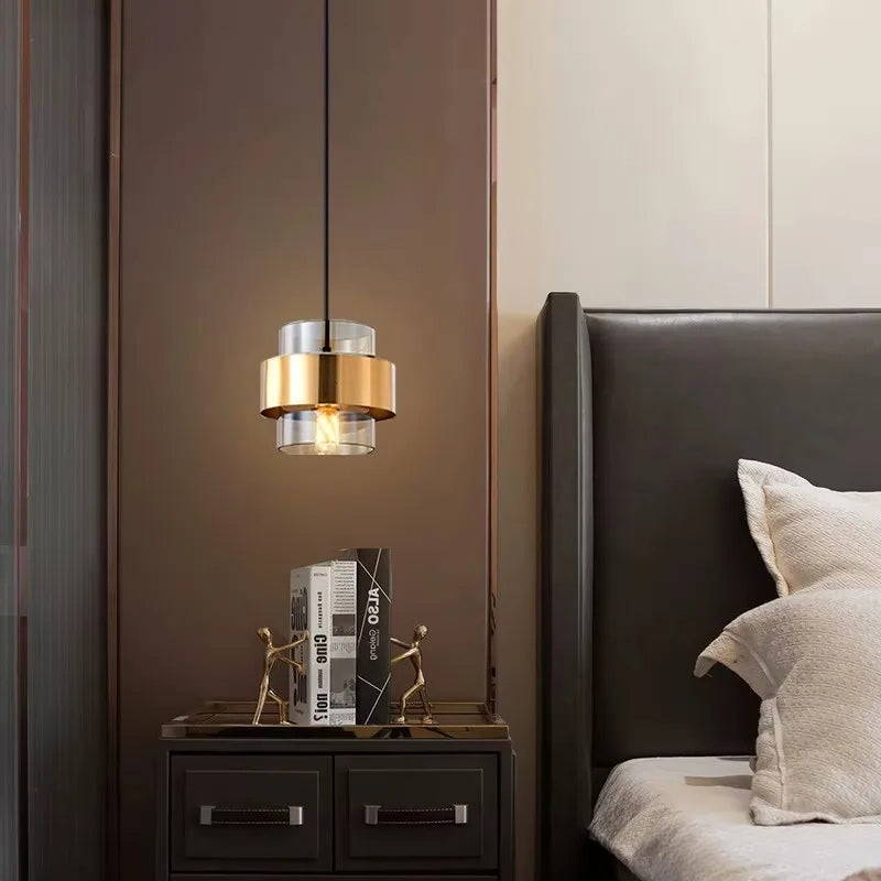 Plafonnier vintage verre