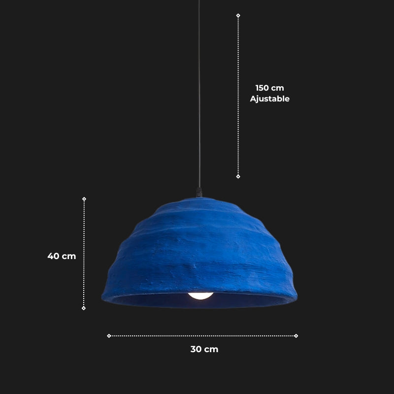 suspension bleu marine 7