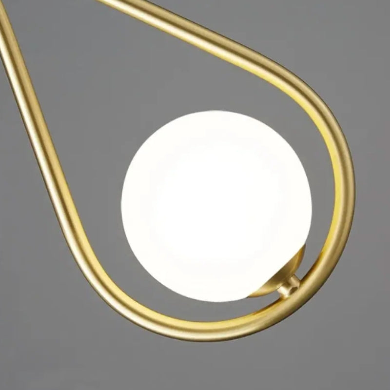 suspension boule blanche 4