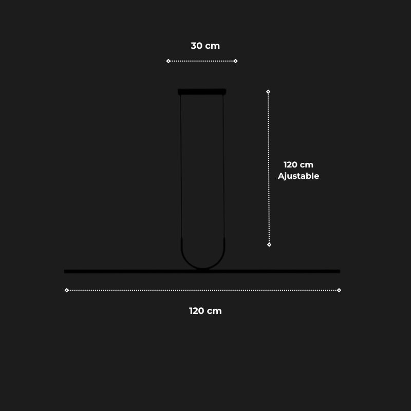 suspension luminaire bar 13