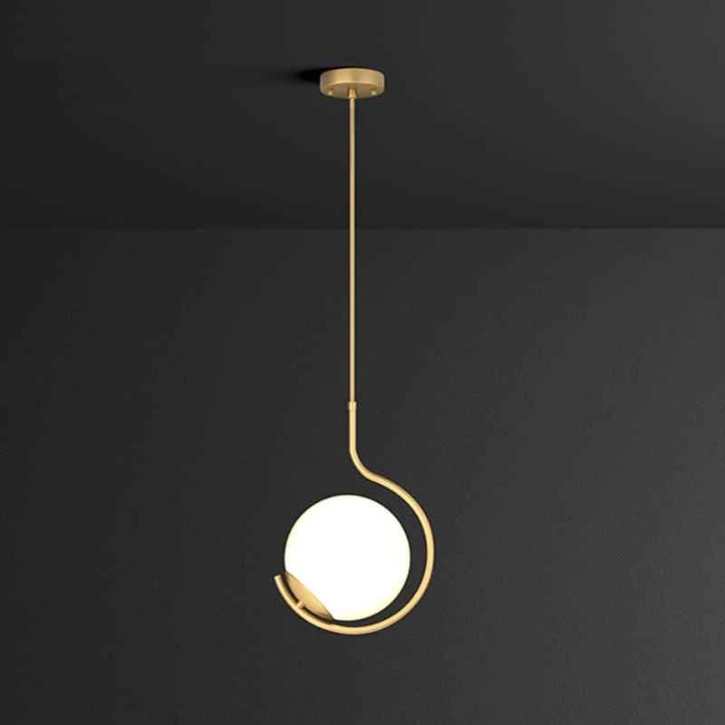 suspension luminaire laiton 7