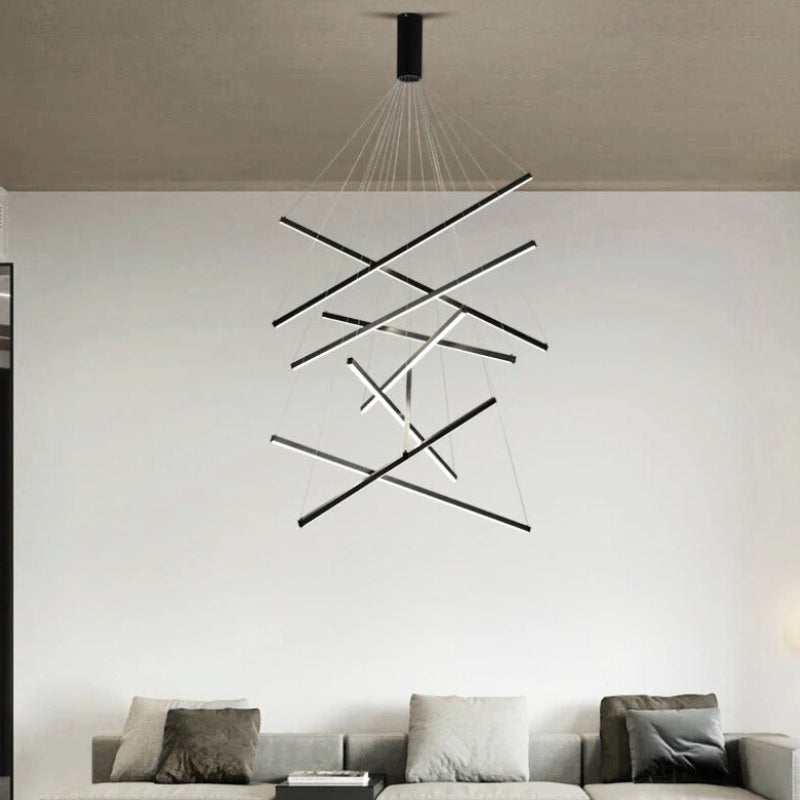 suspension luminaire pour haut plafond 2