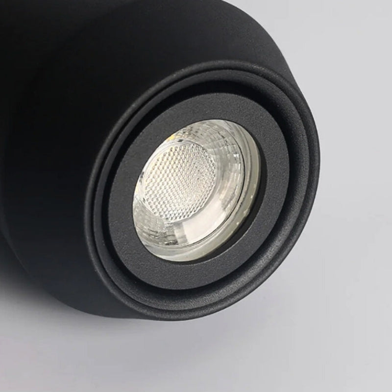 suspension metal noir industriel 16