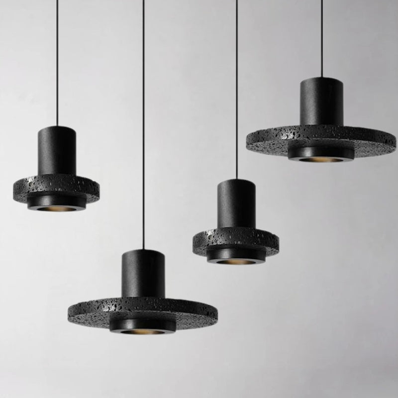 suspension noire cuisine 2