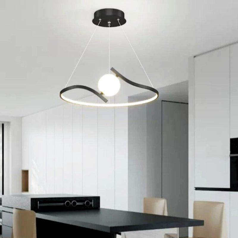 suspension salon noir 2