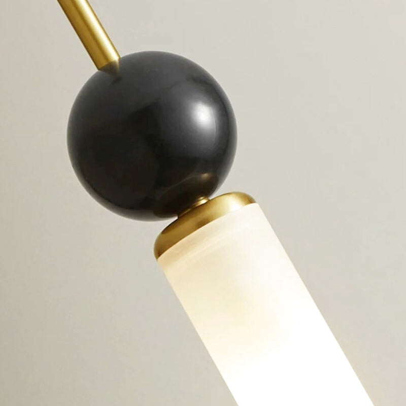 Suspension noir et cuivre 4