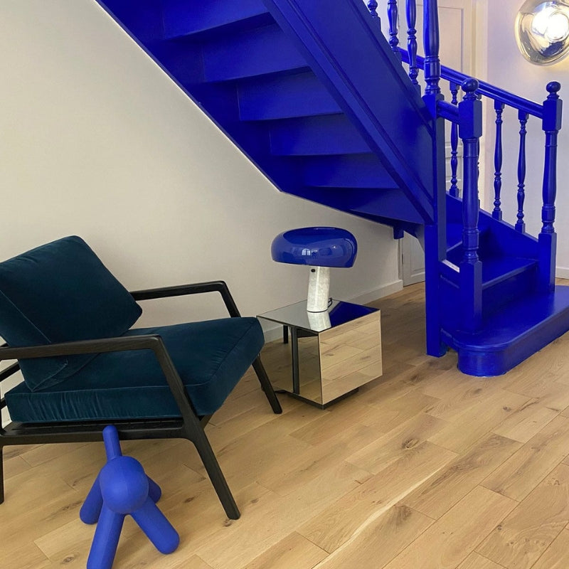 Lampe à poser bleu 5