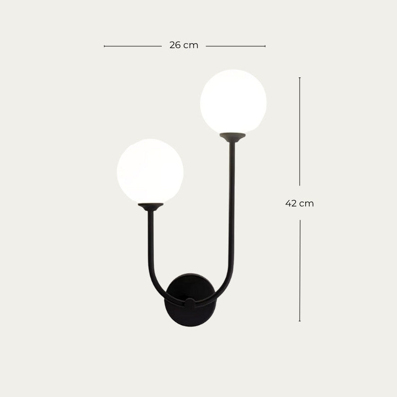 Applique Murale Fer Noir