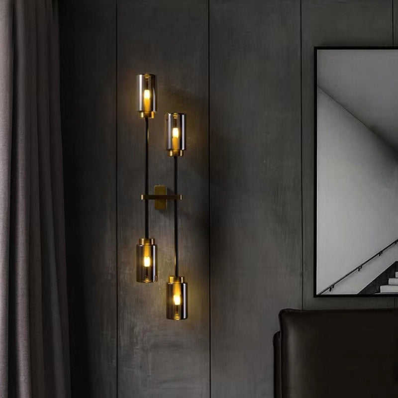 applique murale noire vintage