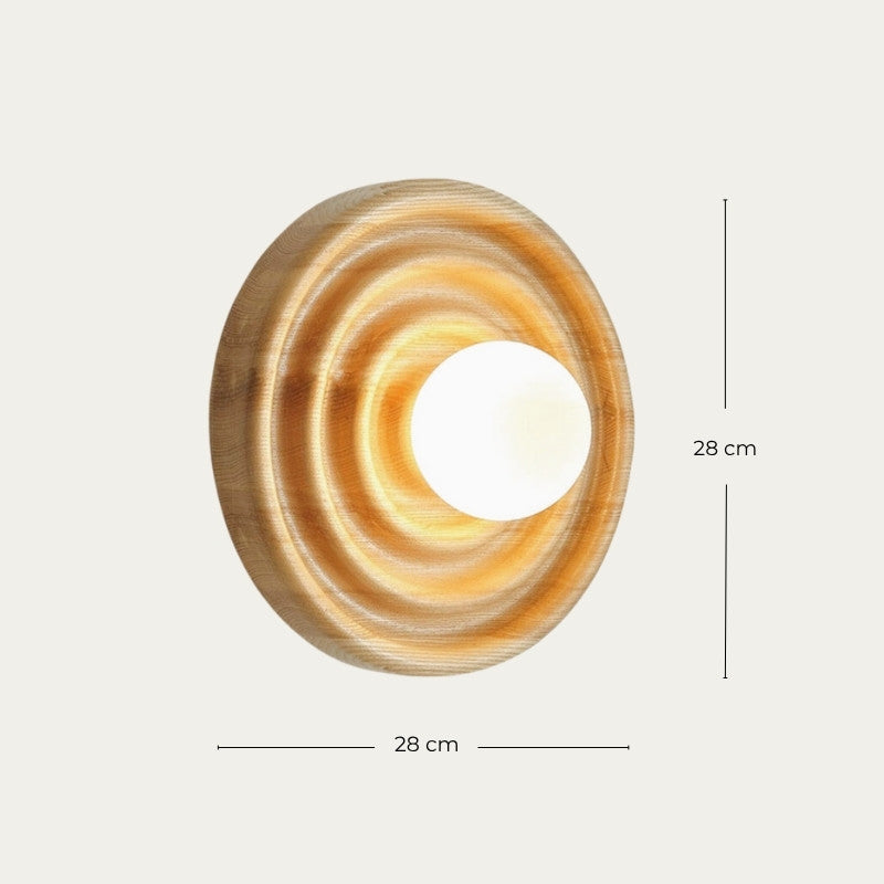 Applique Murale Ronde Bois