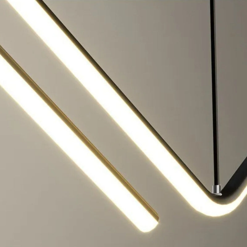 Grand plafonnier salon 10