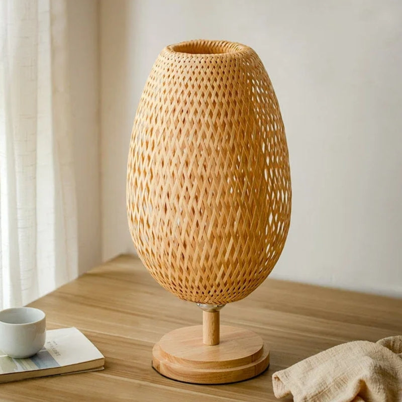 lampe a poser bambou  3