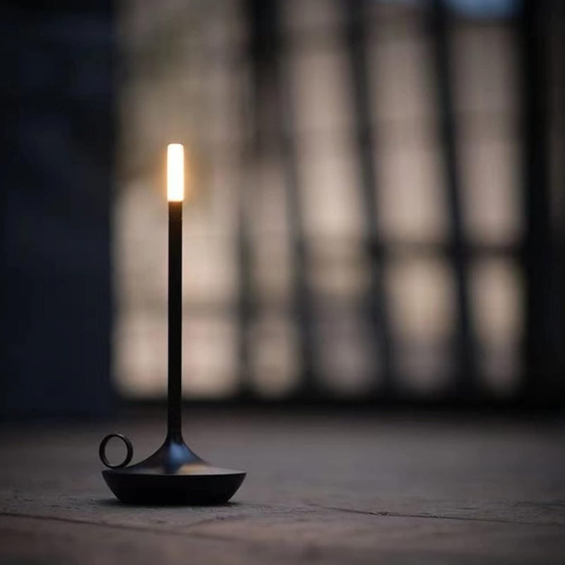 lampe a poser design noire 2