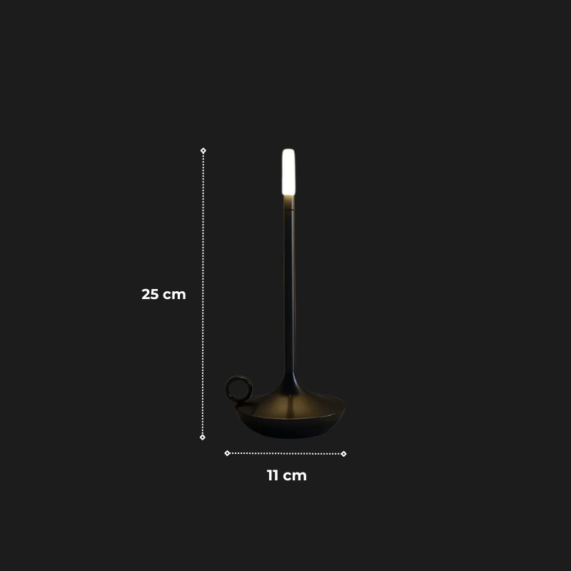 lampe a poser design noire 6