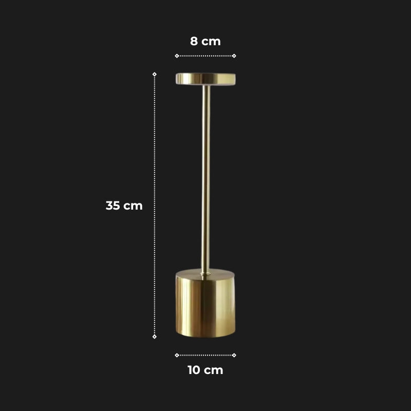 lampe a poser doree 10