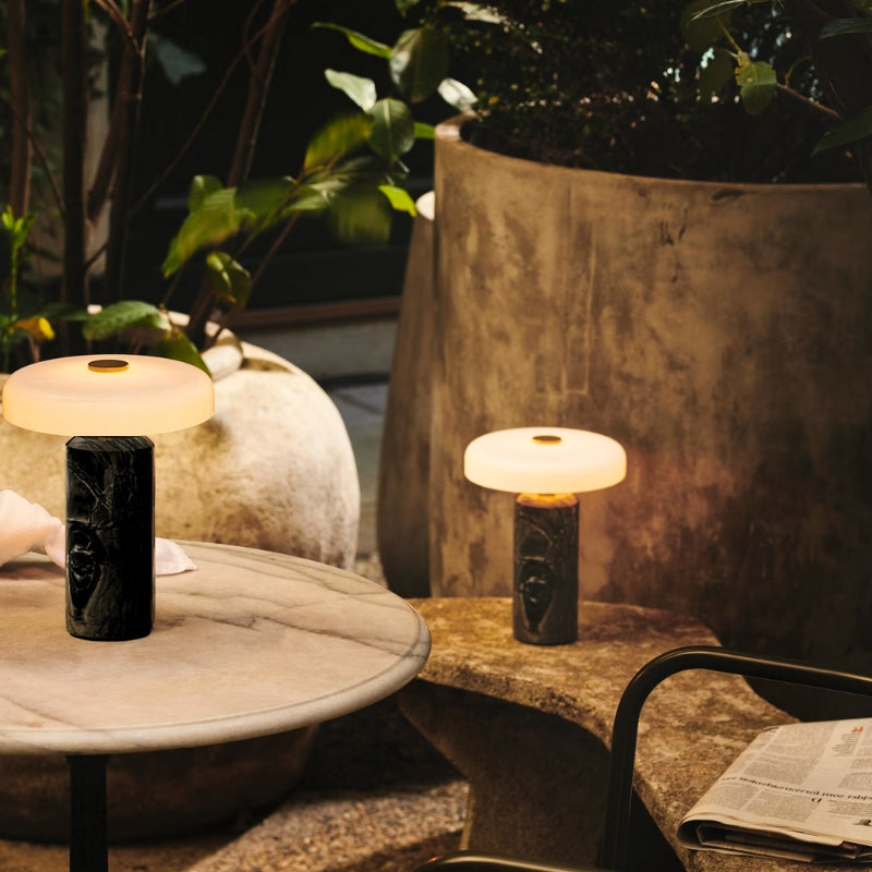 lampe a poser noir et or 5